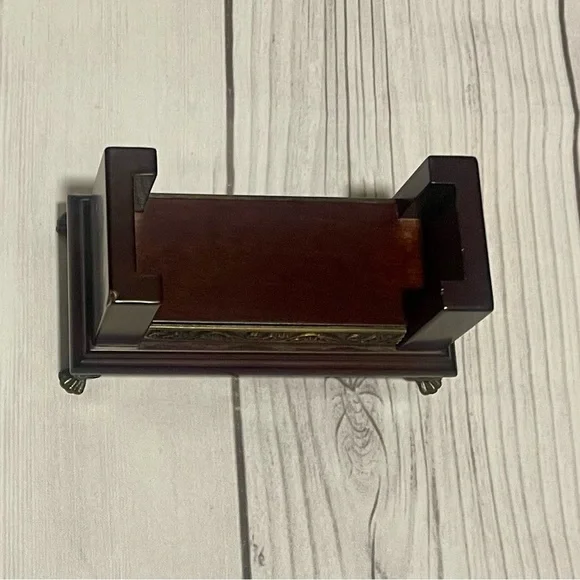 Vintage Bombay Company Business Card Holder - Picture 5 of 6